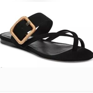 Veronica Beard Womens Salva Strappy On Buckled Sandals